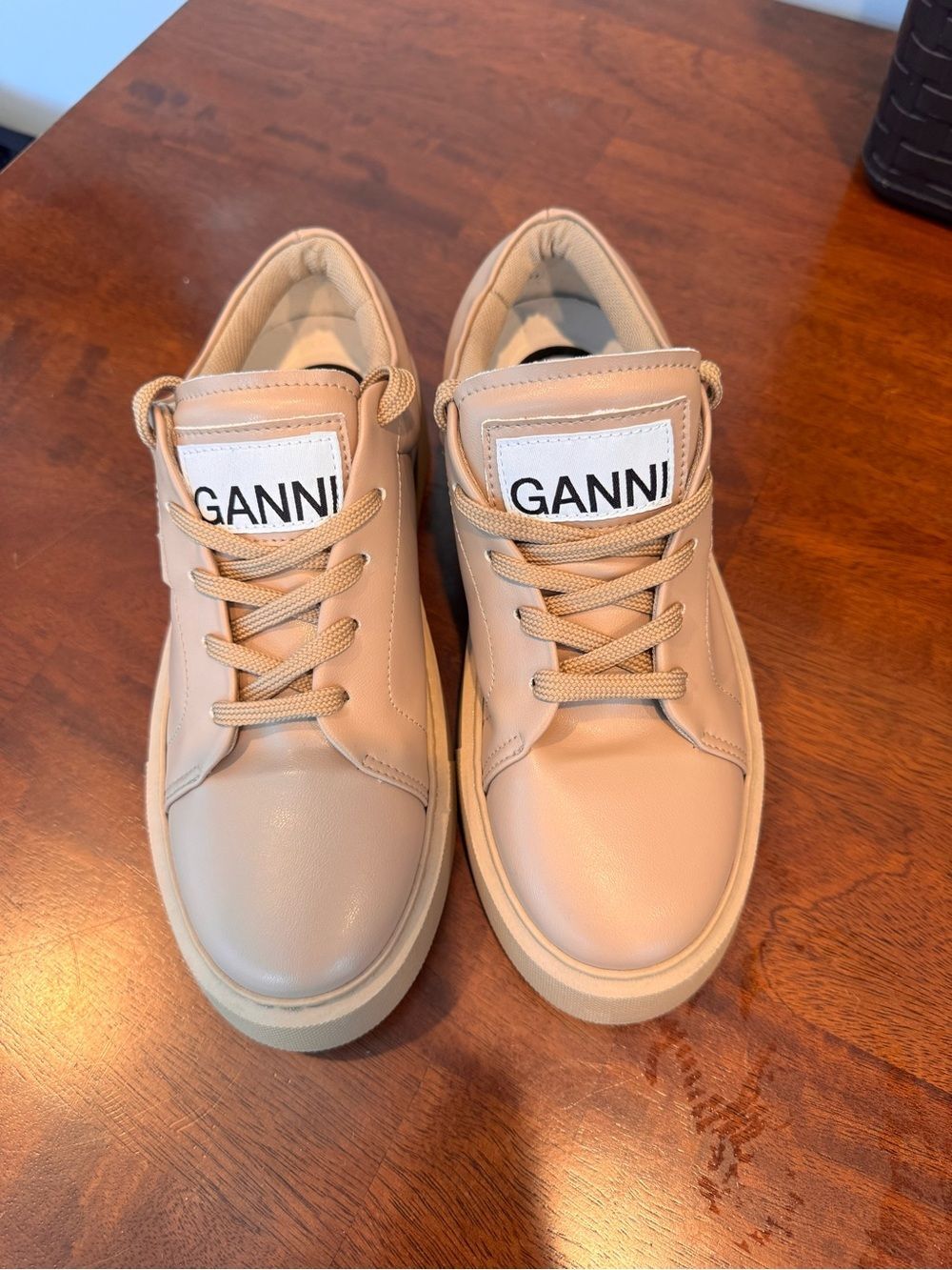 Ganni Sporty Mix Cupsole Platform Sneaker Size 7.5
